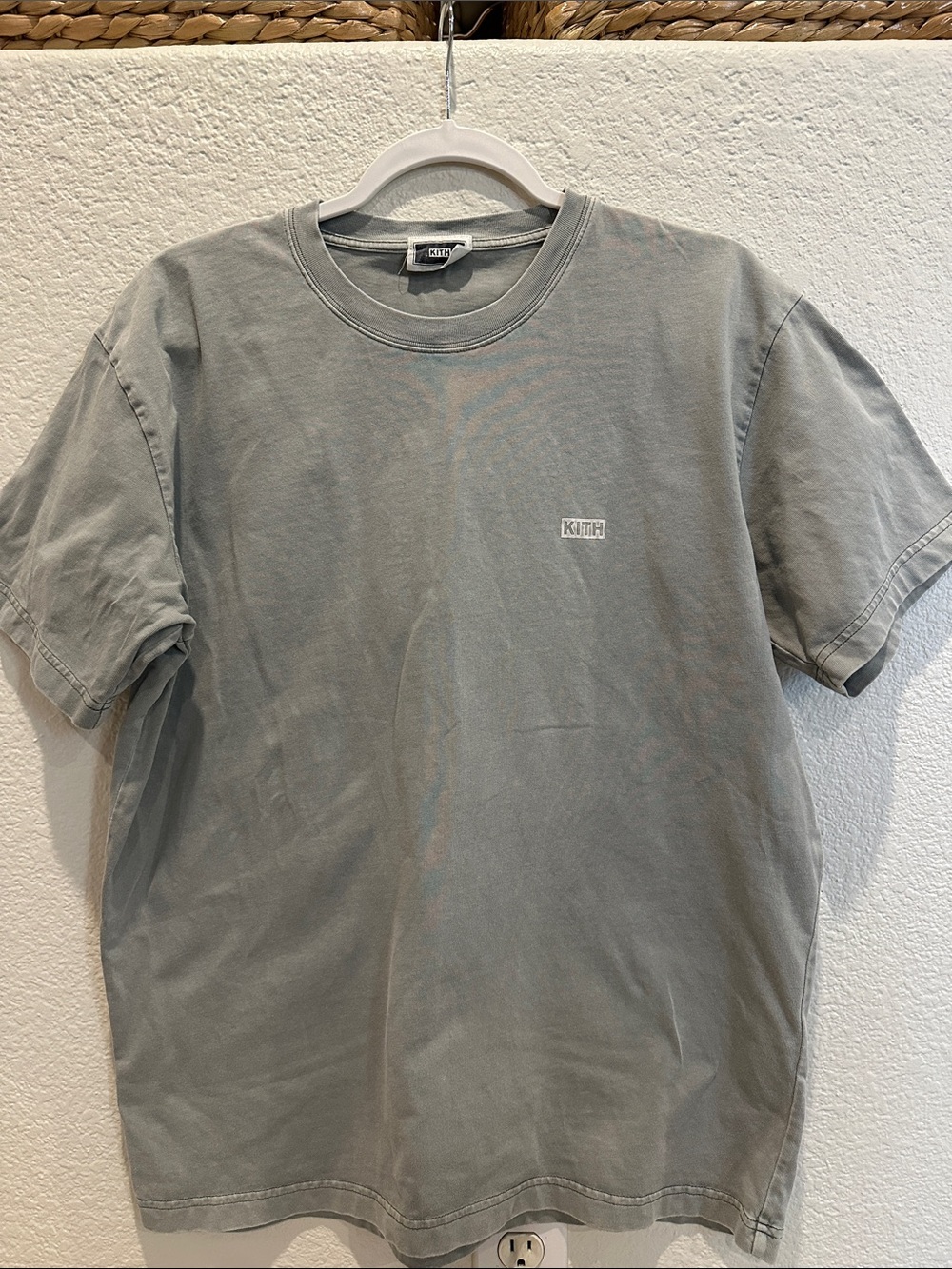 Kith Short-Sleeve Crewneck T-Shirt in Sage Green